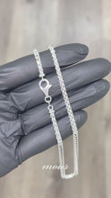 Load and play video in Gallery viewer, 3MM Franco Chain (Diamond Cut)