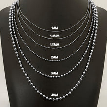 Load image into Gallery viewer,  1.2mm 14k gold bead chain - Mour & Co.