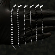 Load image into Gallery viewer,  1.2mm 14k gold bead chain - Mour & Co.