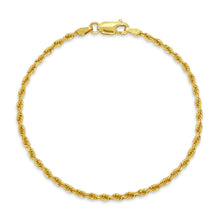 Load image into Gallery viewer, 2.5MM Rope Bracelet (Diamond Cut) - Mour & Co.