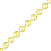 Load image into Gallery viewer, 3mm 14k gold bead chain - Mour & Co.