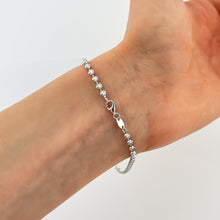 Load image into Gallery viewer, 3mm 14k Gold Moon Cut Bead Bracelet - Mour & Co.