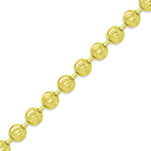 Load image into Gallery viewer, 3mm 14k Gold Moon Cut Bead Chain - Mour & Co.