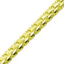 Load image into Gallery viewer, 4MM Diamond Cut Franco Chain 14k Solid Gold - Mour & Co.