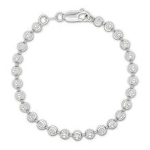 Load image into Gallery viewer, 4mm 14k Gold Moon Cut Bead Bracelet - Mour & Co.