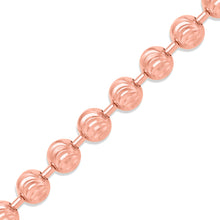 Load image into Gallery viewer, 4mm 14k Gold Moon Cut Bead Chain - Mour & Co.