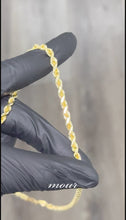 Load and play video in Gallery viewer, 4MM - 18k Gold Rope Chain