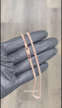 Load and play video in Gallery viewer, 3MM Two-Tone Franco Chain (Prism Cut)