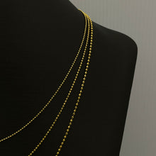 Load image into Gallery viewer, 1mm diamond cut bead necklace - Mour & Co.
