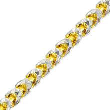 Load image into Gallery viewer, 4MM Two-Tone Franco Chain (Prism Cut) - Mour &amp; Co.
