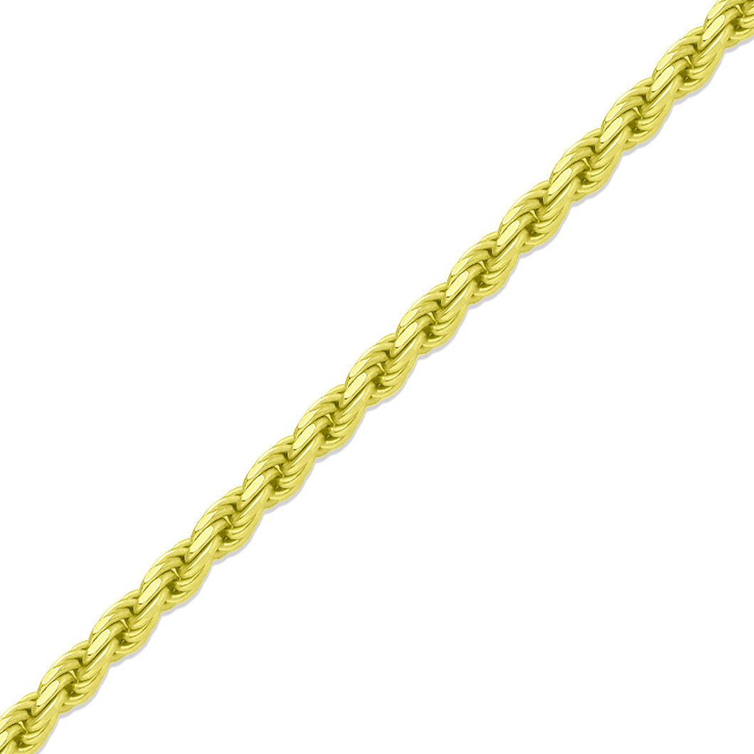 1.5MM Rope Chain (Diamond Cut)