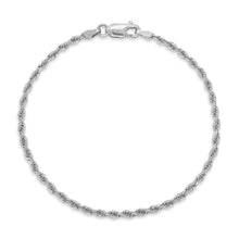 Load image into Gallery viewer, 2.5MM Rope Bracelet (Diamond Cut)
