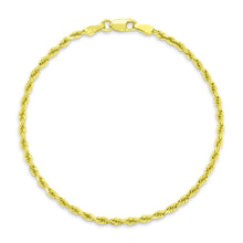 Load image into Gallery viewer, 2MM Rope Bracelet (Diamond Cut)

