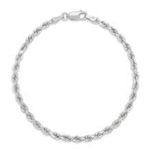 Load image into Gallery viewer, 3MM Rope Bracelet (Diamond Cut)
