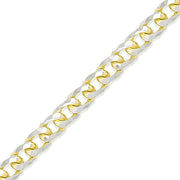 3MM Two-Tone Franco Chain (Prism Cut)