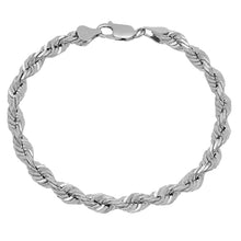 Load image into Gallery viewer, 6MM Rope Bracelet (Diamond Cut)
